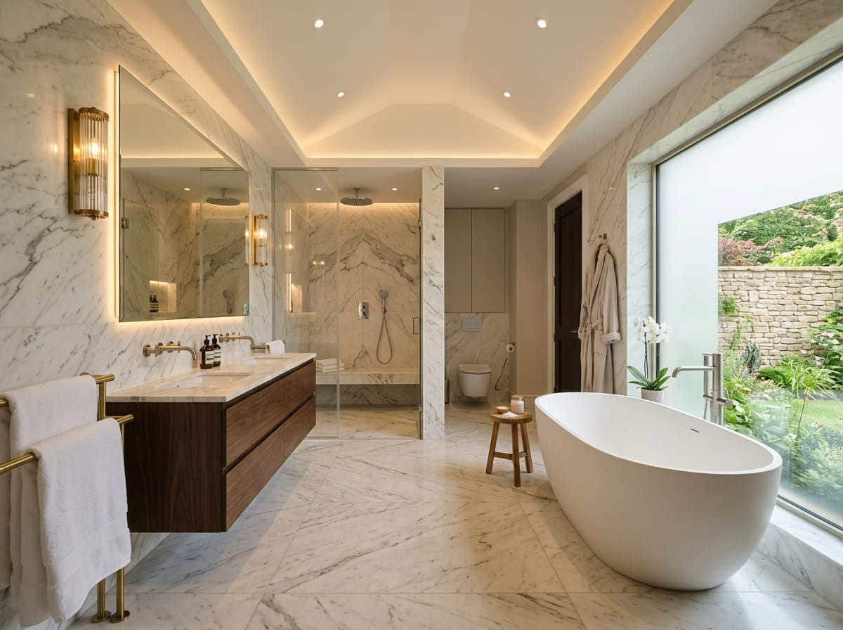 Custom Bathroom Renovation in Edna