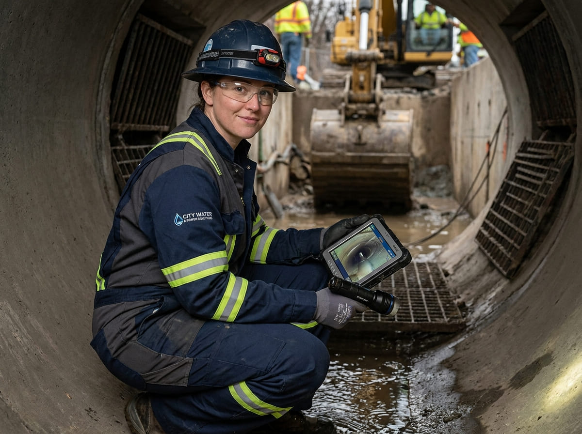 Sewer Line Inspection & Replacement in Edna